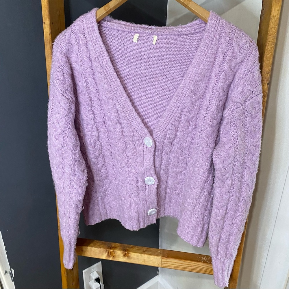 Soft Purple Cardigan
